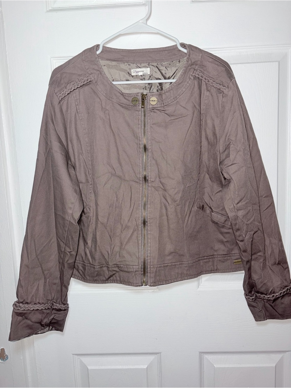 Universal Thread Dusty Mauve Zip-Front Utility Jacket